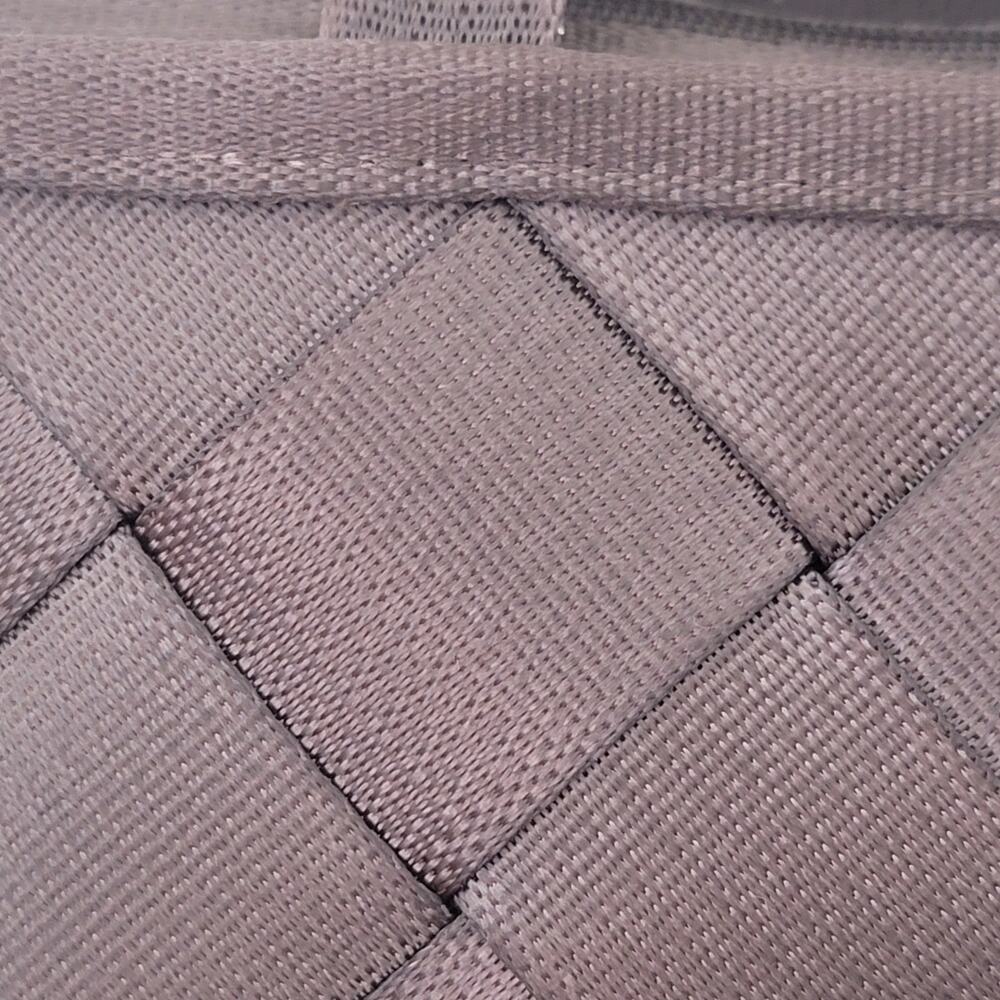 Maggie Bags Recycled Thick Seatbelt Webbing Tote Shoulder Bag Brown Purple 13x9‎ - Picture 10 of 16